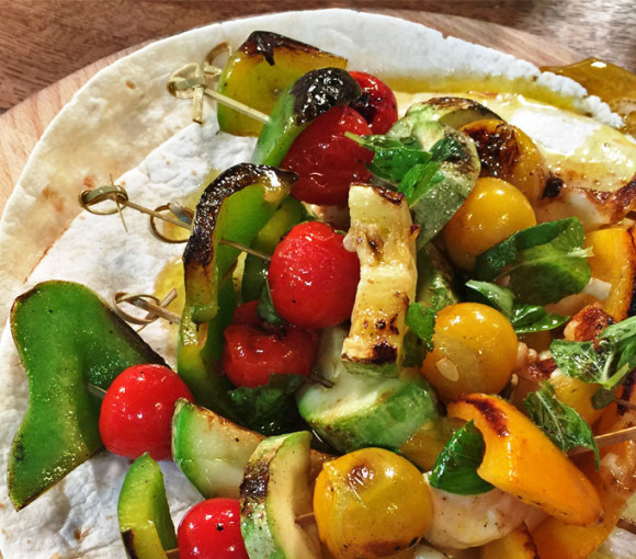 Kebab od povrća Vegeterijanski ražnjić