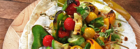 Kebab od povrća Vegeterijanski ražnjić